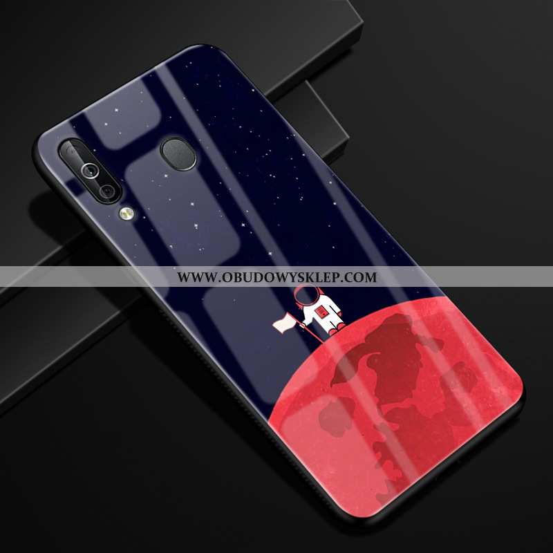 Etui Samsung Galaxy A40s Szkło Futerał Anti-fall, Samsung Galaxy A40s Osobowość Gwiaździsty Granatow