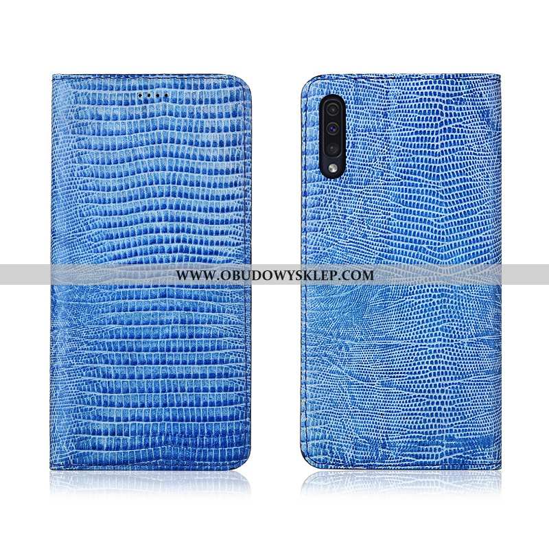 Etui Samsung Galaxy A50 Miękki Khaki Nubuku, Futerał Samsung Galaxy A50 Silikonowe All Inclusive