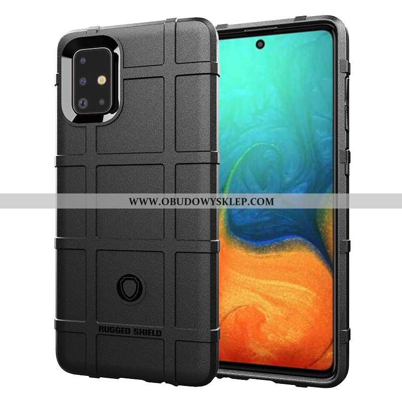 Etui Samsung Galaxy A51 Silikonowe Czarny Gwiazda, Futerał Samsung Galaxy A51 Ochraniacz Osobowość C