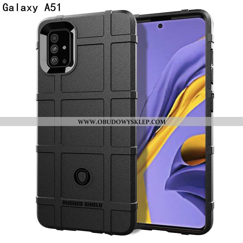 Etui Samsung Galaxy A51 Silikonowe Czarny Gwiazda, Futerał Samsung Galaxy A51 Ochraniacz Osobowość C