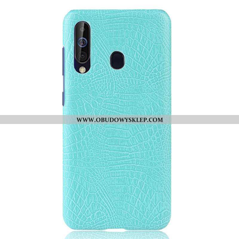 Etui Samsung Galaxy A60 Wzór Gwiazda Futerał, Futerał Samsung Galaxy A60 Skórzane Anti-fall Czerwona