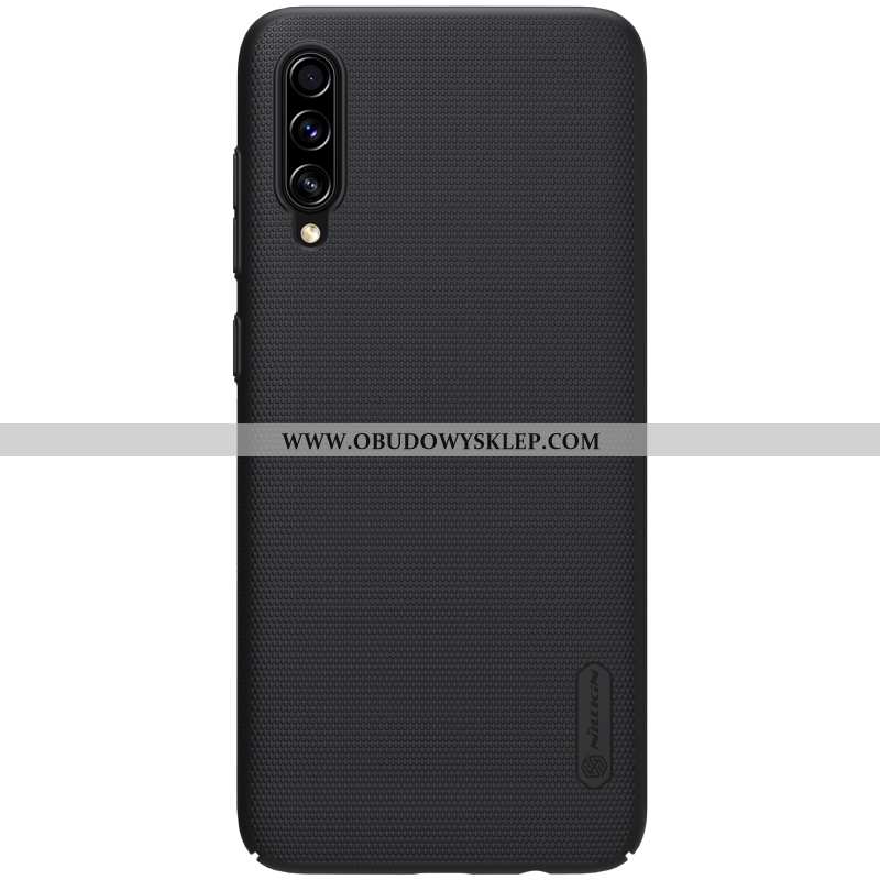 Etui Samsung Galaxy A70 Ochraniacz Lekkie Anti-fall, Futerał Samsung Galaxy A70 Nubuku Złoto Niebies