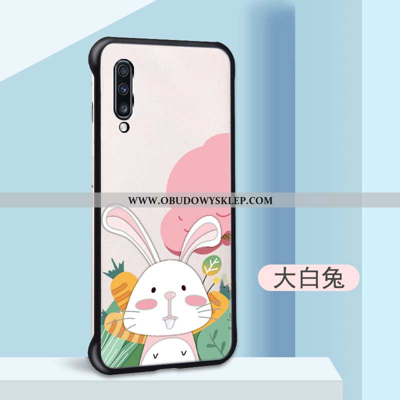 Etui Samsung Galaxy A70 Przezroczysty Kreatywne Trudno, Futerał Samsung Galaxy A70 Nubuku Granica Bi