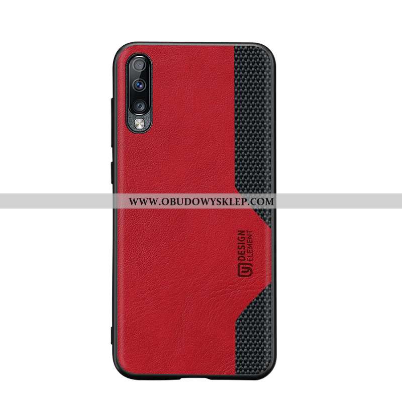 Etui Samsung Galaxy A70 Skórzane Nylon Chłodna, Futerał Samsung Galaxy A70 Silikonowe All Inclusive 