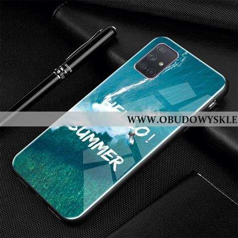 Etui Samsung Galaxy A71 Ochraniacz Gwiazda Etui, Futerał Samsung Galaxy A71 Szkło Kreskówka Czarna