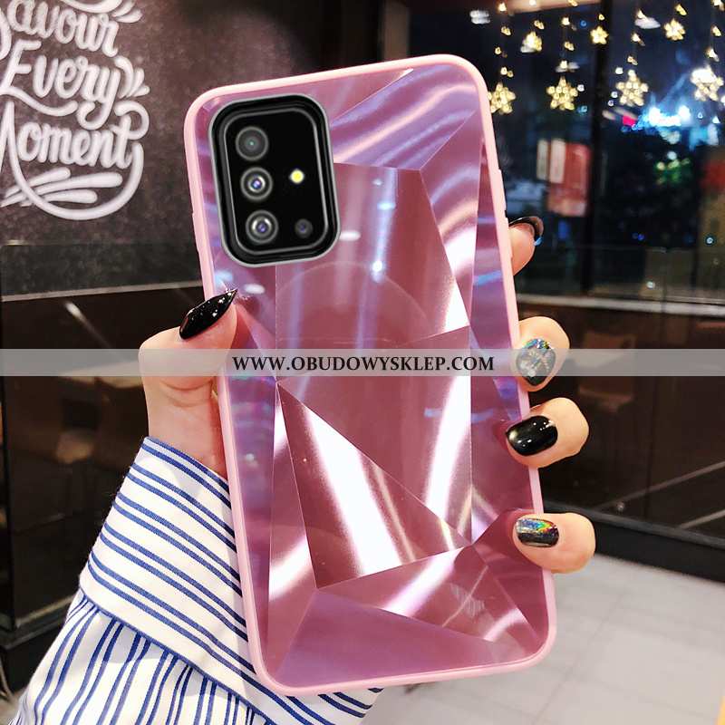 Etui Samsung Galaxy A71 Silikonowe Czerwony Netto Etui, Futerał Samsung Galaxy A71 Ochraniacz Dekomp