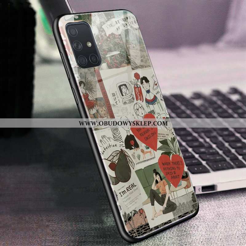 Etui Samsung Galaxy A71 Szkło Anti-fall Sztuka, Futerał Samsung Galaxy A71 Osobowość Ochraniacz Nieb