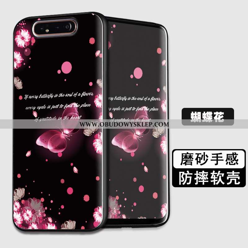 Etui Samsung Galaxy A80 Miękki Trendy Anti-fall, Futerał Samsung Galaxy A80 Silikonowe Granatowy