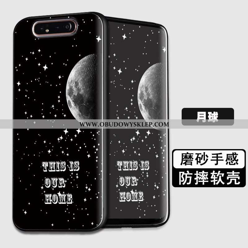 Etui Samsung Galaxy A80 Miękki Trendy Anti-fall, Futerał Samsung Galaxy A80 Silikonowe Granatowy