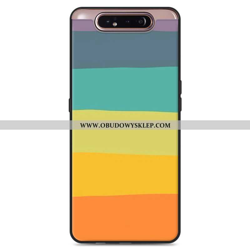 Etui Samsung Galaxy A80 Piękny Gwiazda Futerał, Futerał Samsung Galaxy A80 Miękki Czarny Czarna