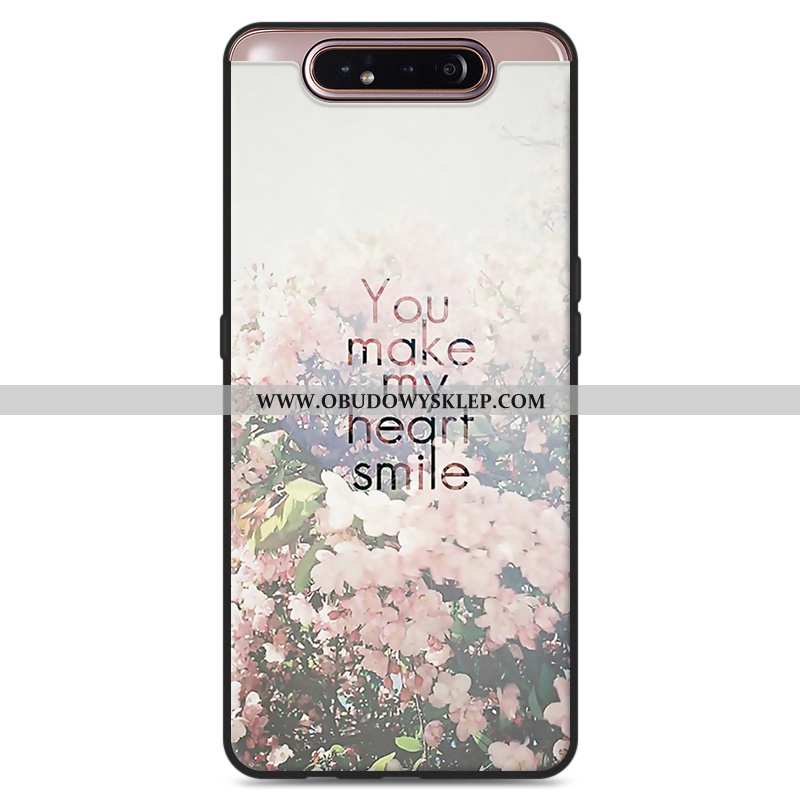 Etui Samsung Galaxy A80 Piękny Gwiazda Futerał, Futerał Samsung Galaxy A80 Miękki Czarny Czarna