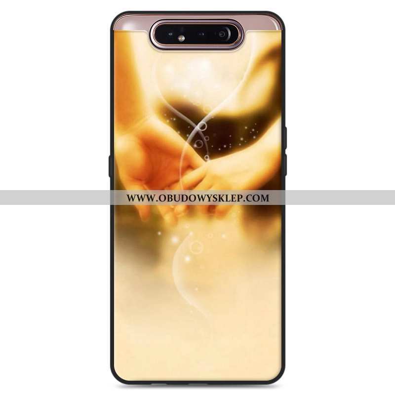 Etui Samsung Galaxy A80 Piękny Gwiazda Futerał, Futerał Samsung Galaxy A80 Miękki Czarny Czarna