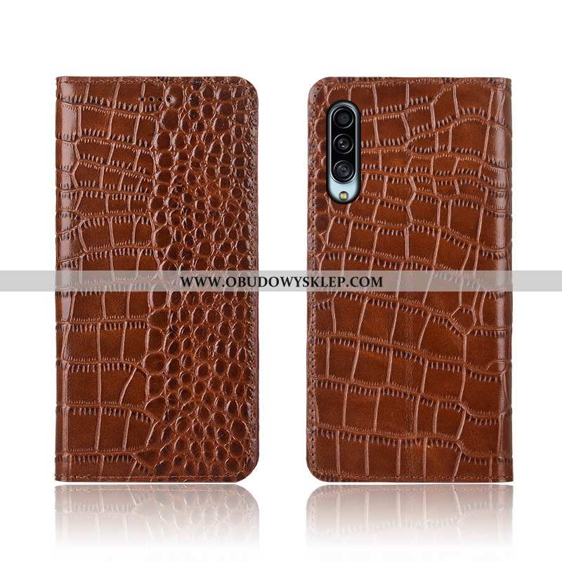 Etui Samsung Galaxy A90 5g Silikonowe Nubuku Krokodyl, Futerał Samsung Galaxy A90 5g Ochraniacz Anti