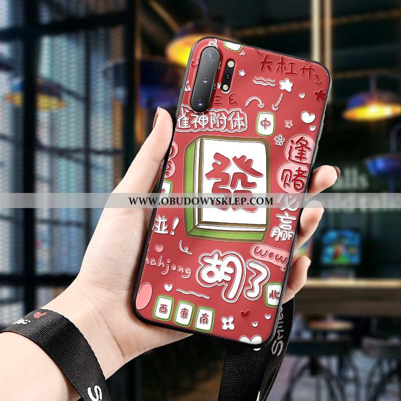 Etui Samsung Galaxy Note 10+ Relief Silikonowe Gwiazda, Futerał Samsung Galaxy Note 10+ Piękny Ochra