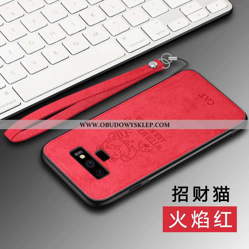 Etui Samsung Galaxy Note 9 Ochraniacz Czerwony Anti-fall, Futerał Samsung Galaxy Note 9 Wzór Silikon