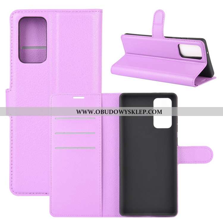 Etui Samsung Galaxy Note20 Ultra Skórzane Klapa Antypoślizgowe, Futerał Samsung Galaxy Note20 Ultra 