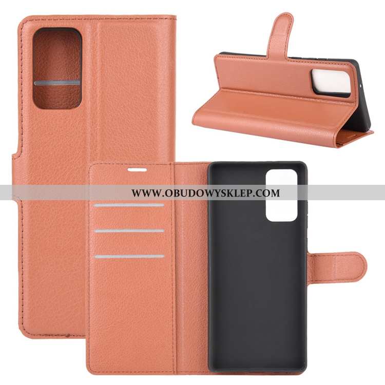 Etui Samsung Galaxy Note20 Ultra Skórzane Klapa Antypoślizgowe, Futerał Samsung Galaxy Note20 Ultra 