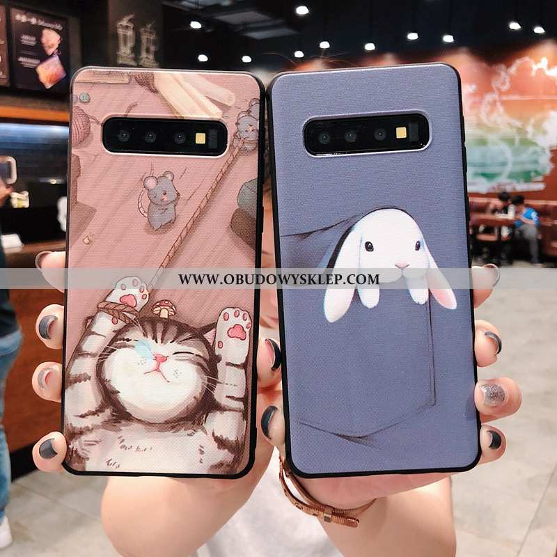 Etui Samsung Galaxy S10+ Piękny Futerał Miękki, Samsung Galaxy S10+ Trendy Niebieski Niebieska