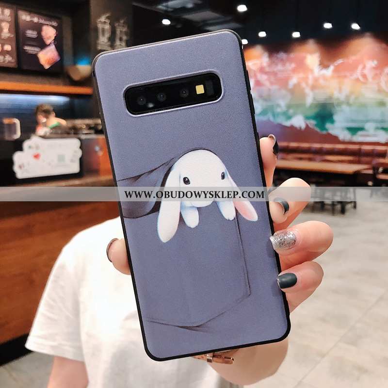 Etui Samsung Galaxy S10+ Piękny Futerał Miękki, Samsung Galaxy S10+ Trendy Niebieski Niebieska