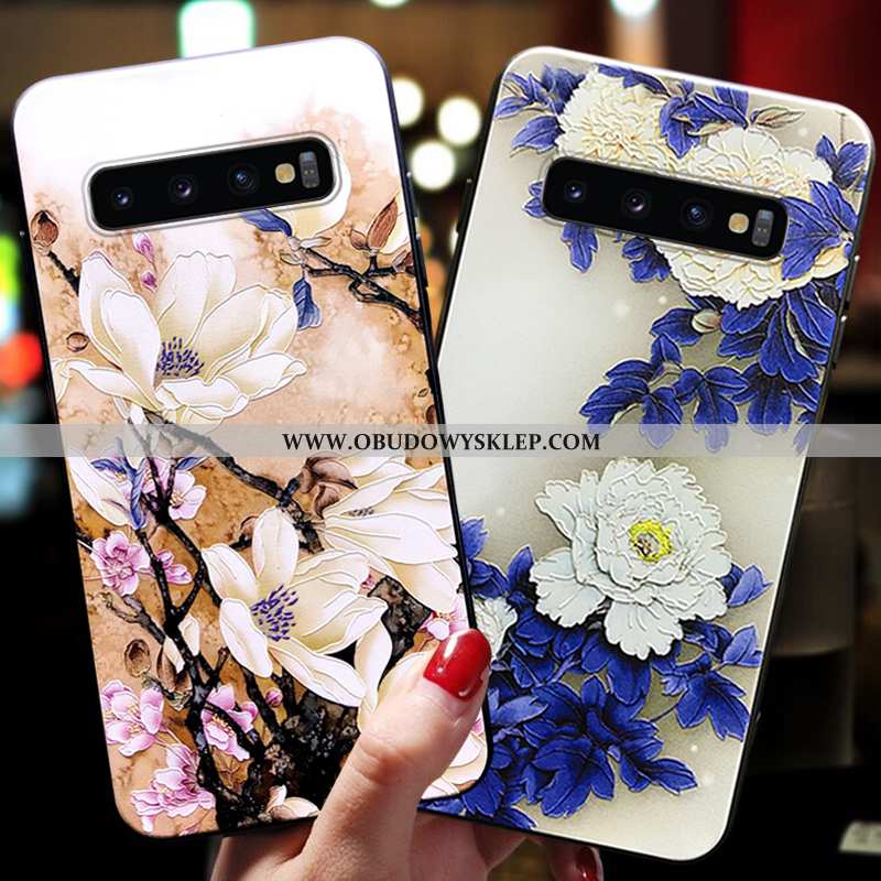 Etui Samsung Galaxy S10+ Super Dostosowane Niebieski, Futerał Samsung Galaxy S10+ Cienkie Ochraniacz