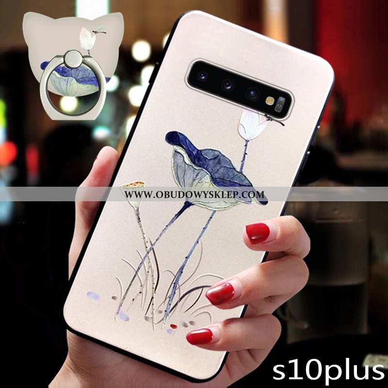 Etui Samsung Galaxy S10+ Super Dostosowane Niebieski, Futerał Samsung Galaxy S10+ Cienkie Ochraniacz