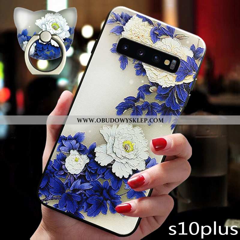 Etui Samsung Galaxy S10+ Super Dostosowane Niebieski, Futerał Samsung Galaxy S10+ Cienkie Ochraniacz