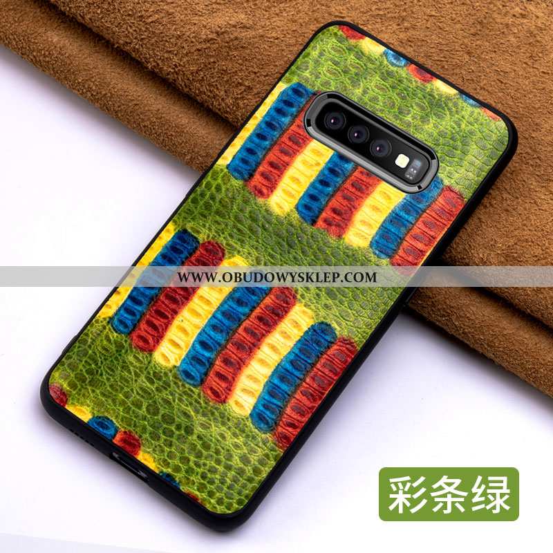 Etui Samsung Galaxy S10 Trendy Proste Prawdziwa Skóra, Futerał Samsung Galaxy S10 Super All Inclusiv