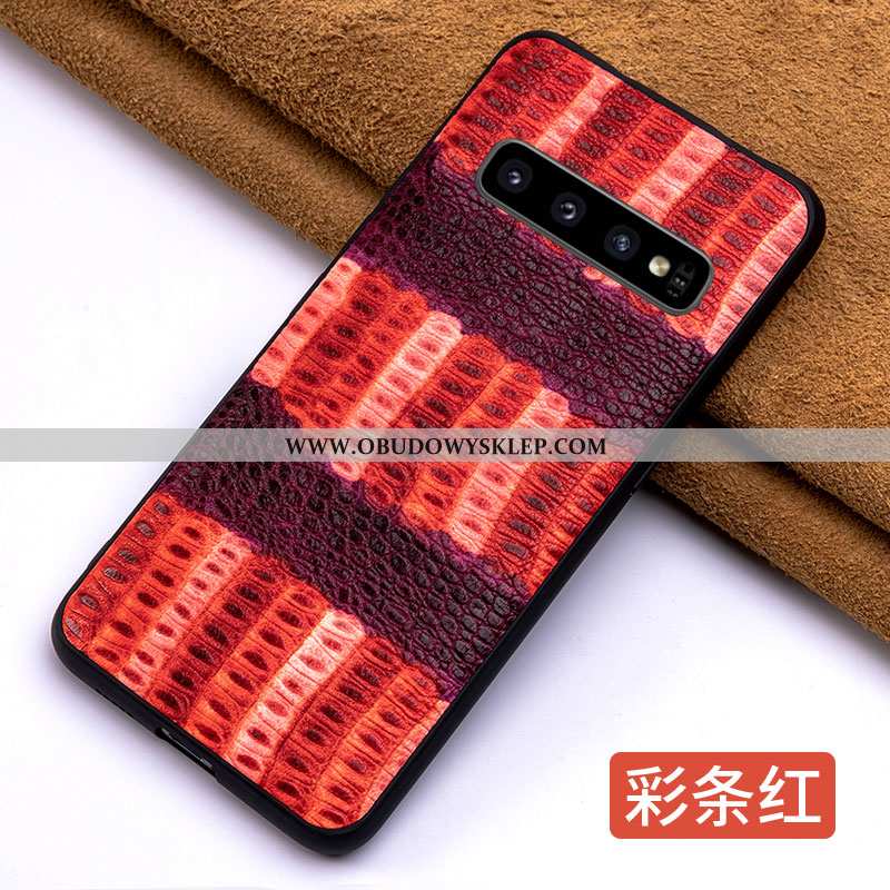 Etui Samsung Galaxy S10 Trendy Proste Prawdziwa Skóra, Futerał Samsung Galaxy S10 Super All Inclusiv