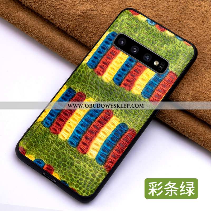 Etui Samsung Galaxy S10 Trendy Proste Prawdziwa Skóra, Futerał Samsung Galaxy S10 Super All Inclusiv