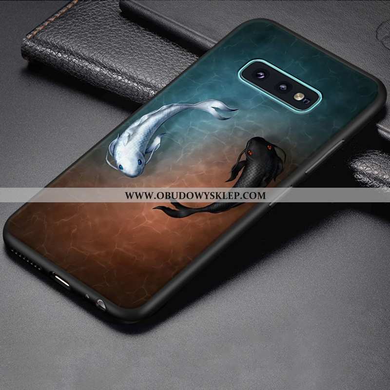 Etui Samsung Galaxy S10e Trendy Gwiazda Etui, Futerał Samsung Galaxy S10e Miękki Młodzież Niebieska