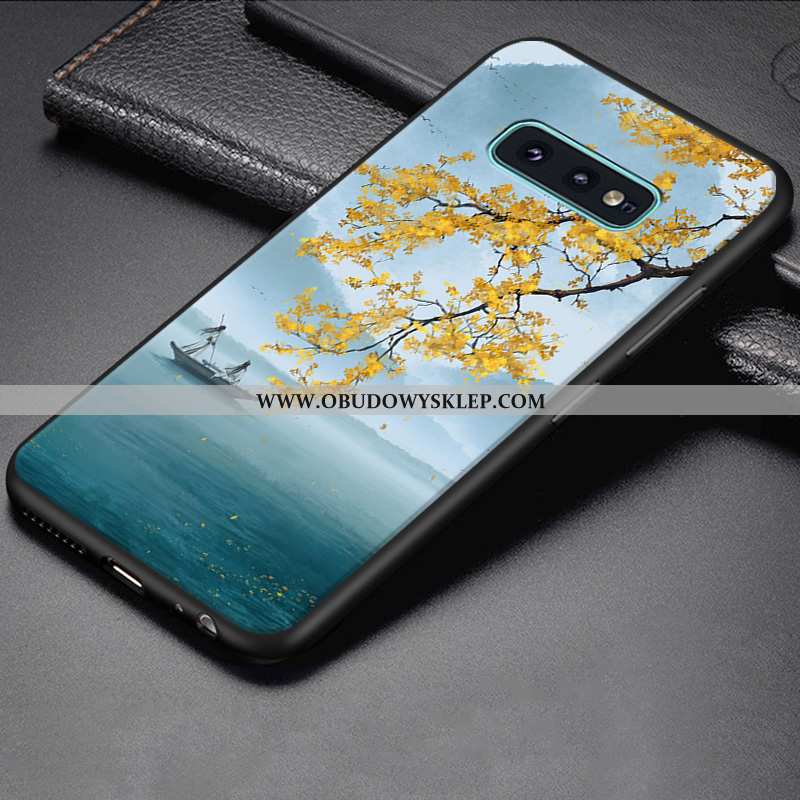 Etui Samsung Galaxy S10e Trendy Gwiazda Etui, Futerał Samsung Galaxy S10e Miękki Młodzież Niebieska