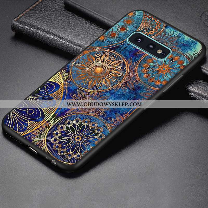 Etui Samsung Galaxy S10e Trendy Gwiazda Etui, Futerał Samsung Galaxy S10e Miękki Młodzież Niebieska