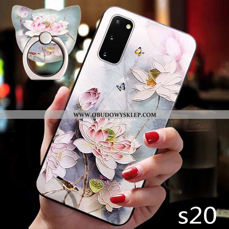 Etui Samsung Galaxy S20 Kreatywne Nubuku Futerał, Futerał Samsung Galaxy S20 Relief Chiński Styl Roz