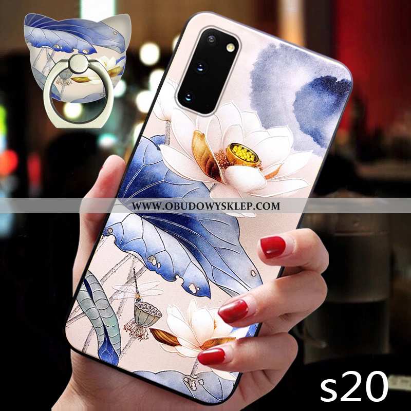 Etui Samsung Galaxy S20 Kreatywne Nubuku Futerał, Futerał Samsung Galaxy S20 Relief Chiński Styl Roz