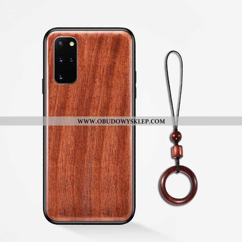 Etui Samsung Galaxy S20+ Ochraniacz Drewniany Jakość, Futerał Samsung Galaxy S20+ Wiszące Ozdoby Brą