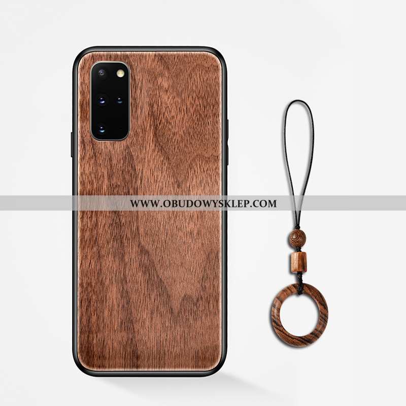 Etui Samsung Galaxy S20+ Ochraniacz Drewniany Jakość, Futerał Samsung Galaxy S20+ Wiszące Ozdoby Brą