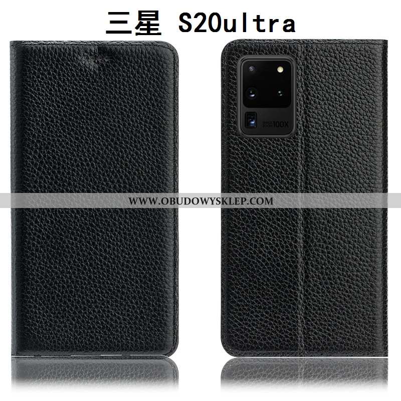 Etui Samsung Galaxy S20 Ultra Ochraniacz Obudowa Gwiazda, Futerał Samsung Galaxy S20 Ultra Skórzane 