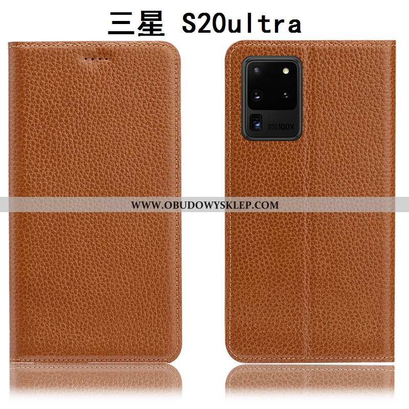 Etui Samsung Galaxy S20 Ultra Ochraniacz Obudowa Gwiazda, Futerał Samsung Galaxy S20 Ultra Skórzane 