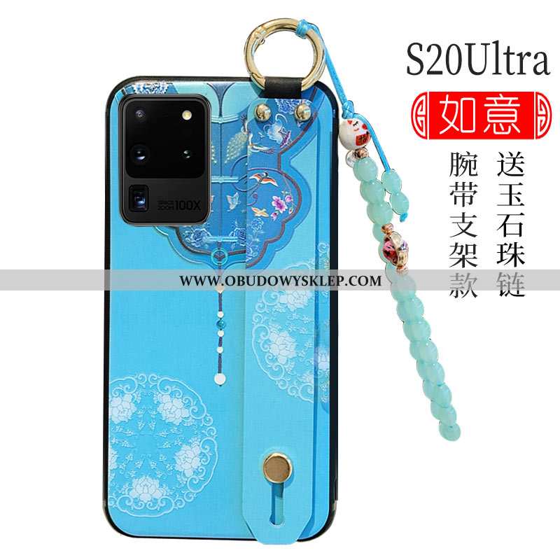 Etui Samsung Galaxy S20 Ultra Osobowość Niebieski Miękki, Futerał Samsung Galaxy S20 Ultra Kreatywne