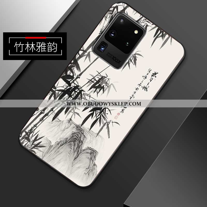 Etui Samsung Galaxy S20 Ultra Silikonowe Chiński Styl, Futerał Samsung Galaxy S20 Ultra Ochraniacz P