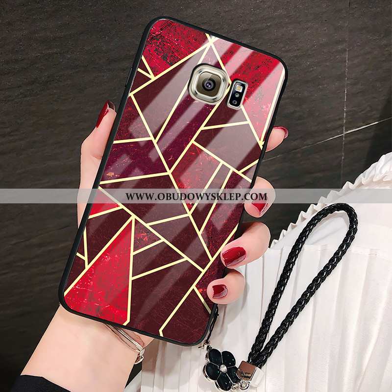 Etui Samsung Galaxy S6 Edge Cienkie Ochraniacz Trendy, Futerał Samsung Galaxy S6 Edge Miękki Szkło Z