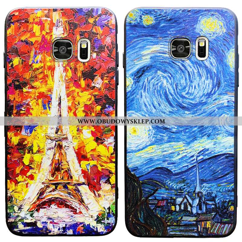 Etui Samsung Galaxy S7 Edge Osobowość Trendy Niebieski, Futerał Samsung Galaxy S7 Edge Kreatywne Mię