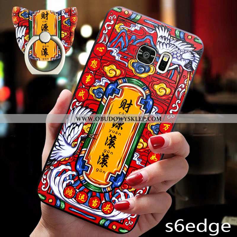 Etui Samsung Galaxy S7 Edge Trendy Futerał Osobowość, Samsung Galaxy S7 Edge Miękki Czerwona