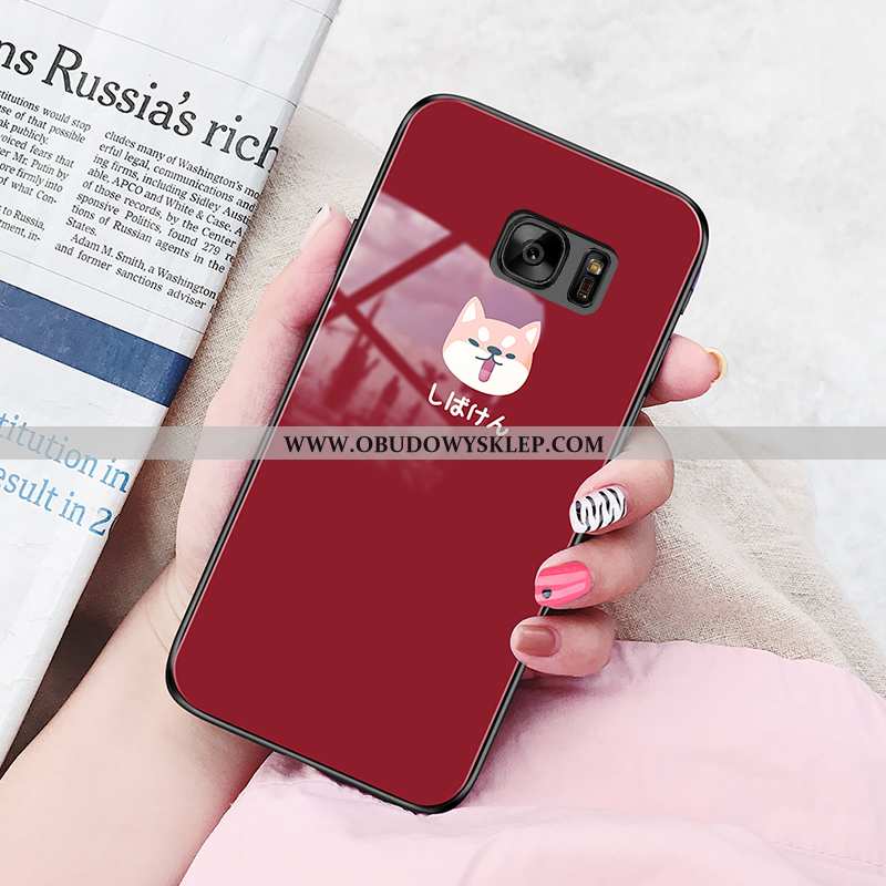 Etui Samsung Galaxy S7 Silikonowe Gwiazda Biały, Futerał Samsung Galaxy S7 Ochraniacz Szkło Biała