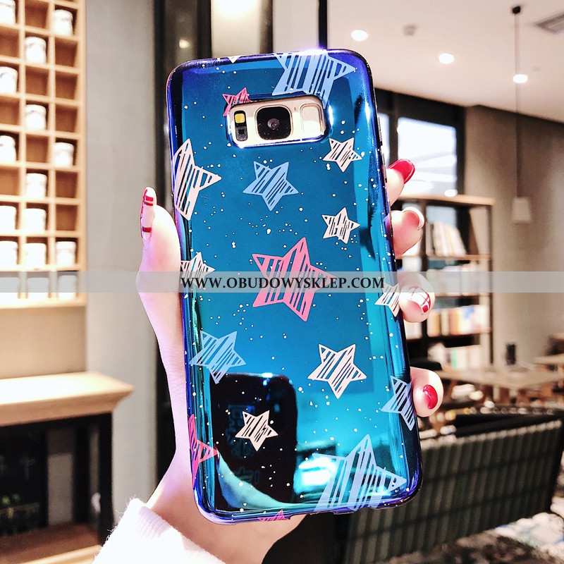 Etui Samsung Galaxy S8+ Silikonowe Gwiazda Futerał, Futerał Samsung Galaxy S8+ Trendy Miękki Niebies