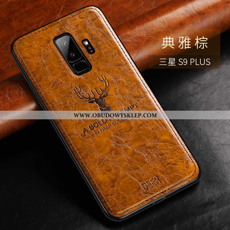 Etui Samsung Galaxy S9+ Ochraniacz Silikonowe Miękki, Futerał Samsung Galaxy S9+ Moda Brązowe