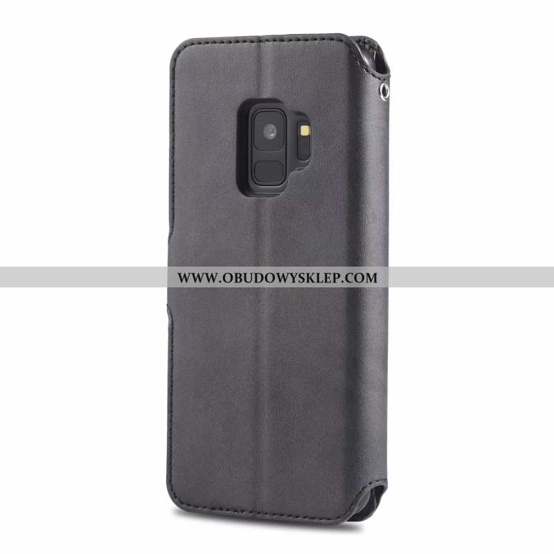 Etui Samsung Galaxy S9 Skórzane Gwiazda Silikonowe, Futerał Samsung Galaxy S9 Wiszące Ozdoby Filmy K