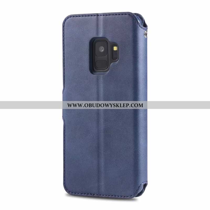 Etui Samsung Galaxy S9 Skórzane Gwiazda Silikonowe, Futerał Samsung Galaxy S9 Wiszące Ozdoby Filmy K