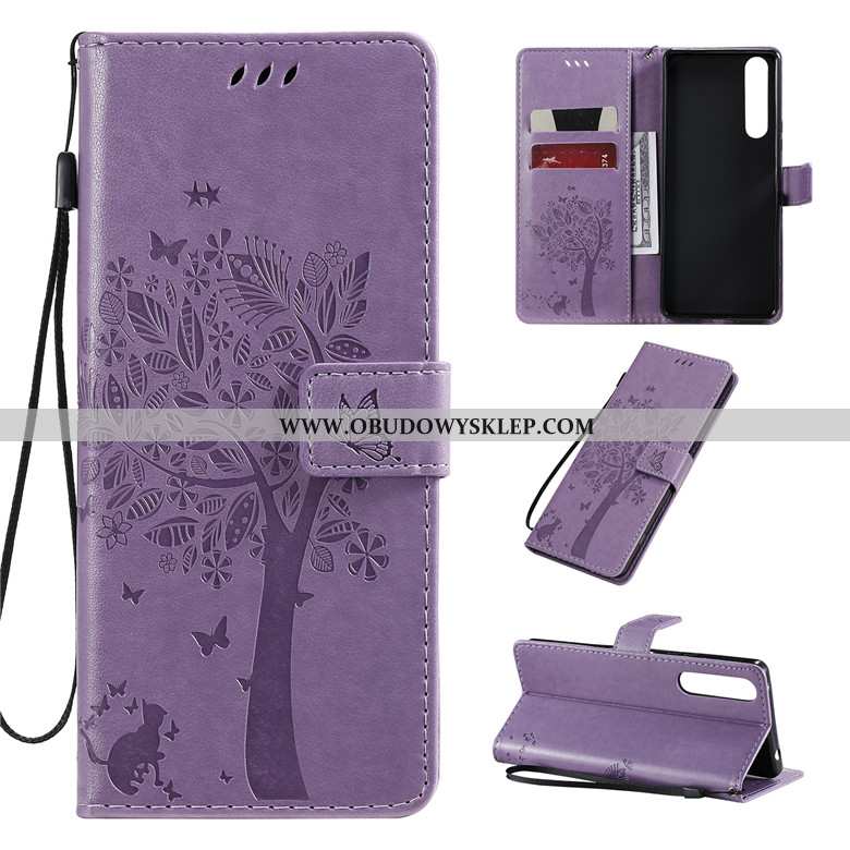 Etui Sony Xperia 1 Ii Silikonowe Purpurowy Anti-fall, Futerał Sony Xperia 1 Ii Ochraniacz Skórzane F