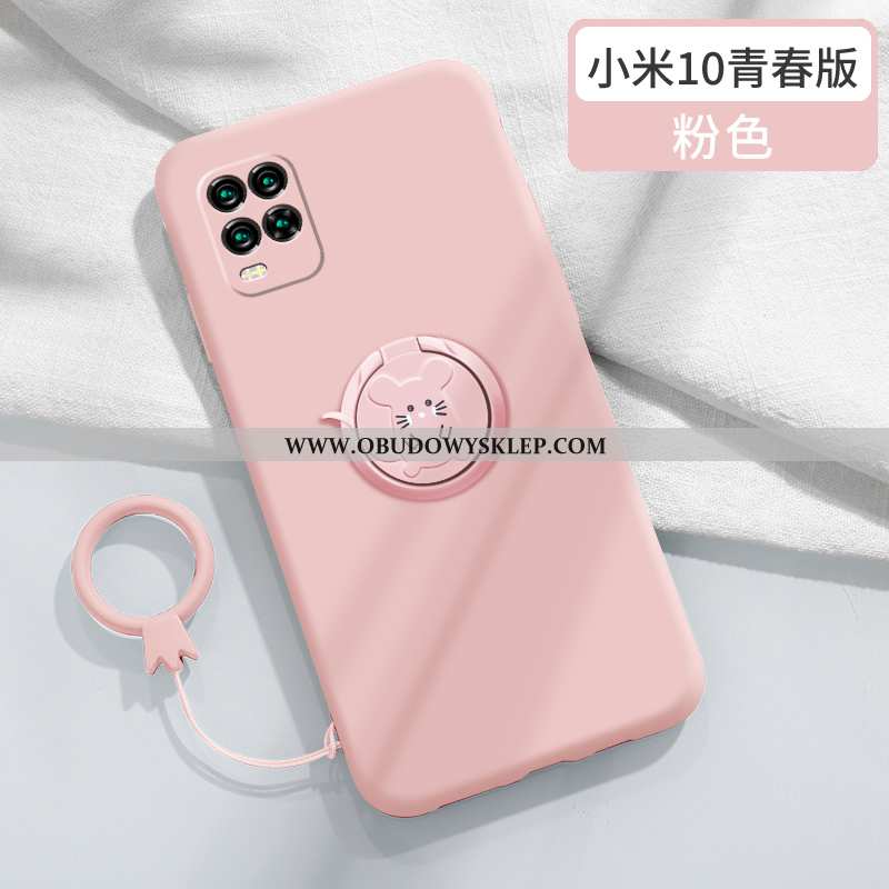 Etui Xiaomi Mi 10 Lite Kreskówka Ochraniacz Rat, Futerał Xiaomi Mi 10 Lite Trendy Czerwona